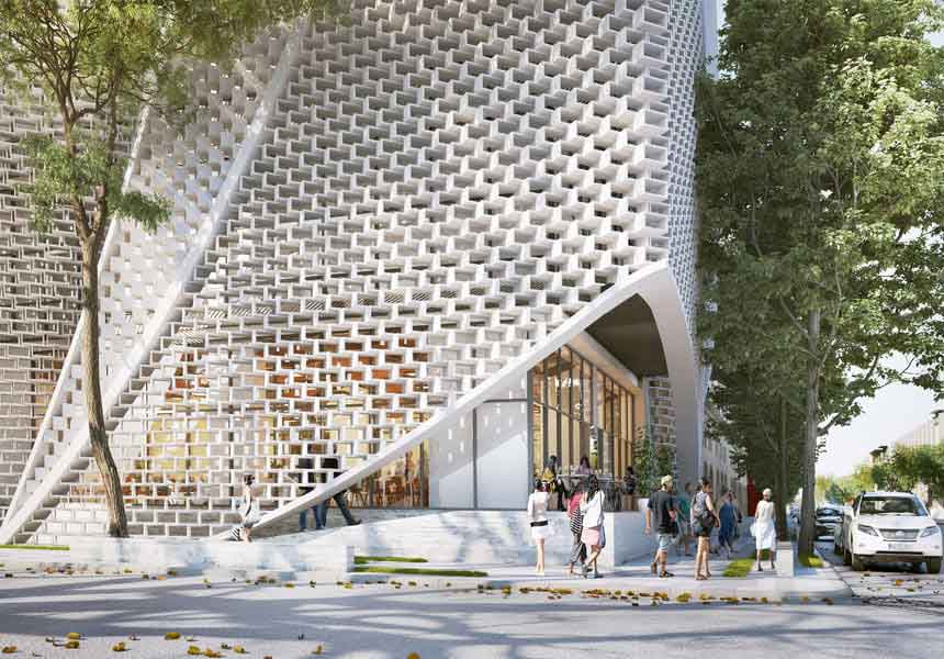 از انواع نمای زیبای ساختمان نماهای پلیمری است