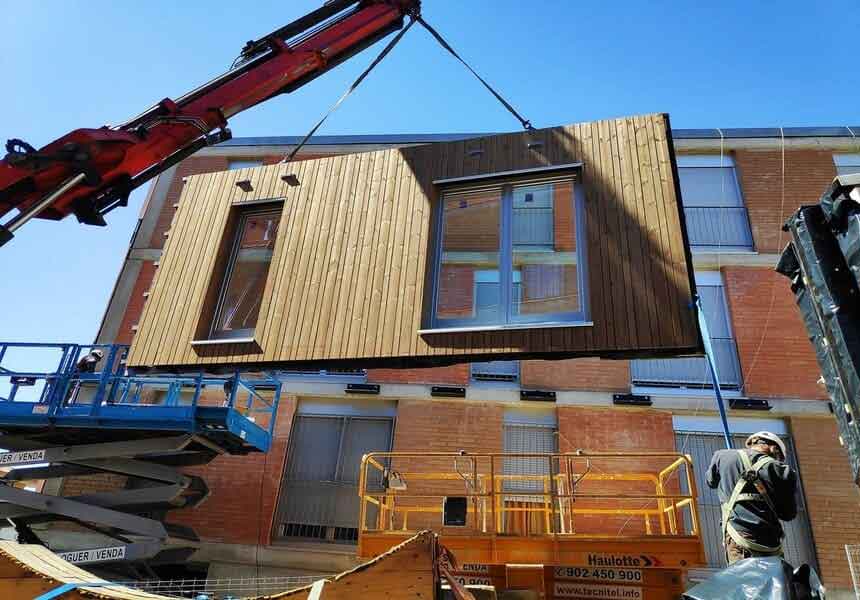 نمای پیش ساخته (Prefabricated Facade)