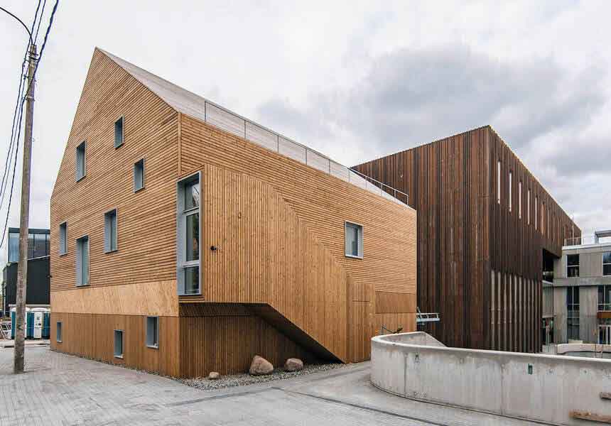 نمای ترمووود (Thermowood Facade)