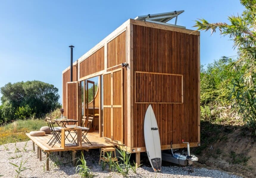 خانه Usra Tiny on Wheels House اثر Madeiguincho کوچکترین خانه جهان