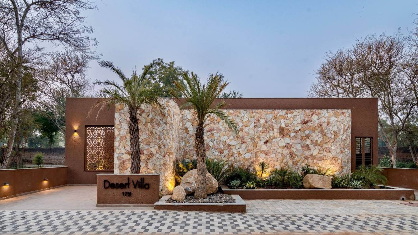 طراحی ویلای کلاسیک کوچک